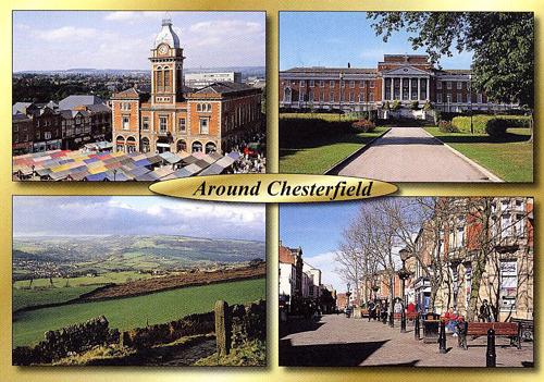 Around Chesterfield A5 Greetings Cards